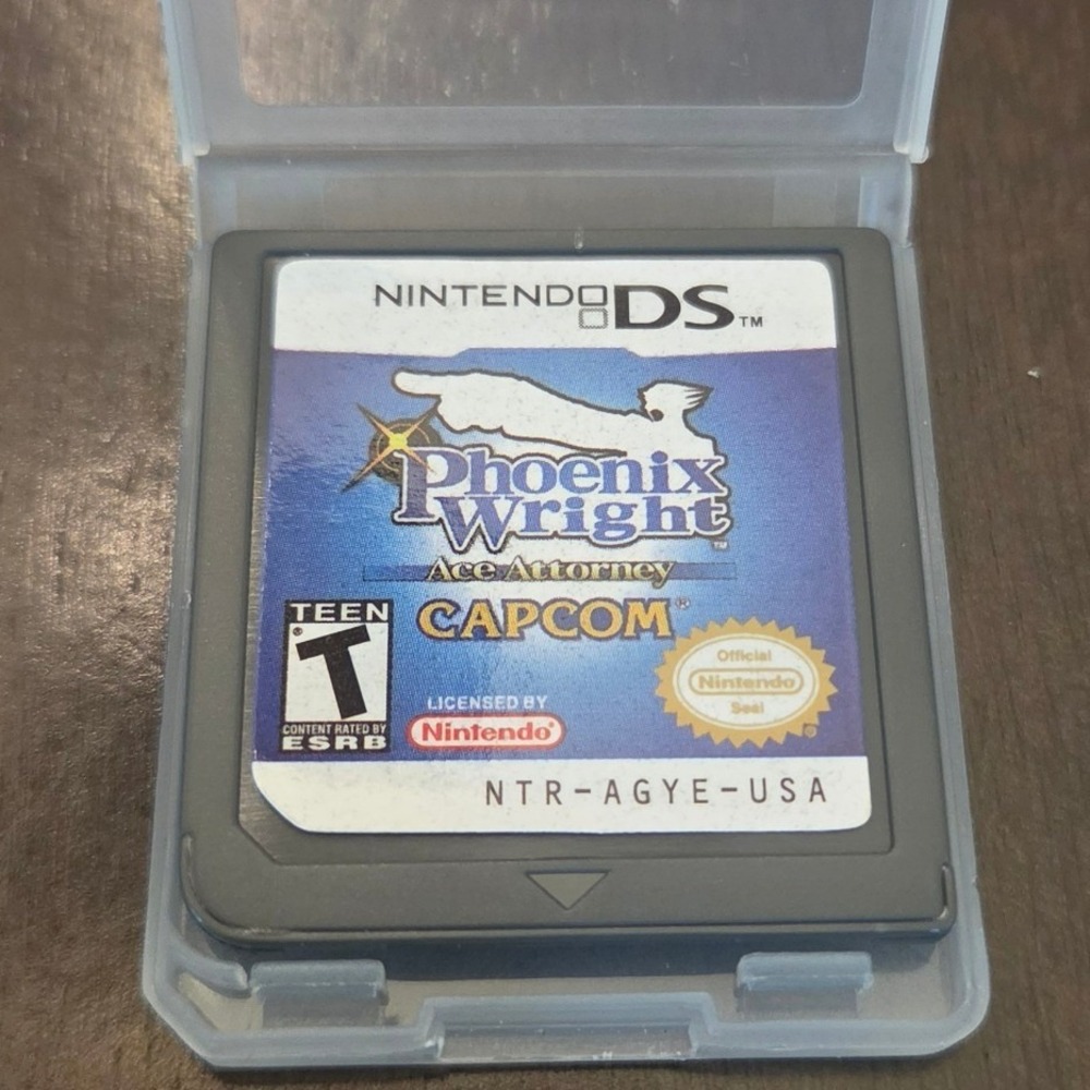 Capcom Phoenix Wright Ace Attorney Nintendo DS Gray Excellent NTR-AGYE-USA